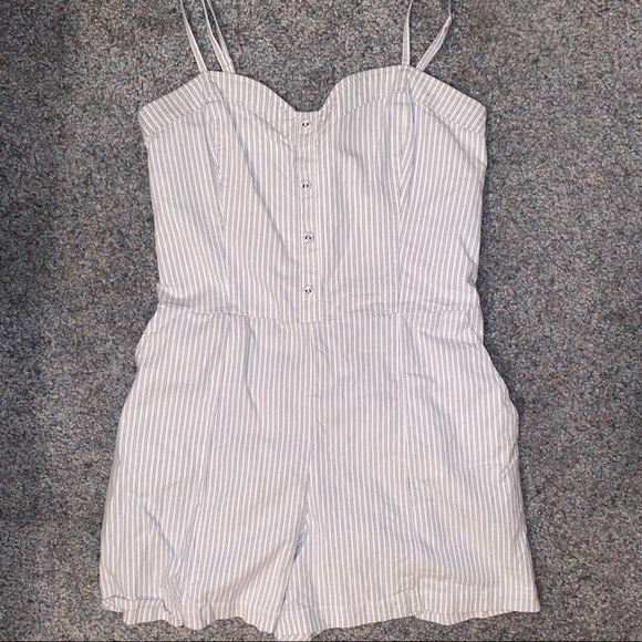 White & Blue Rompers - Picture 5 of 8